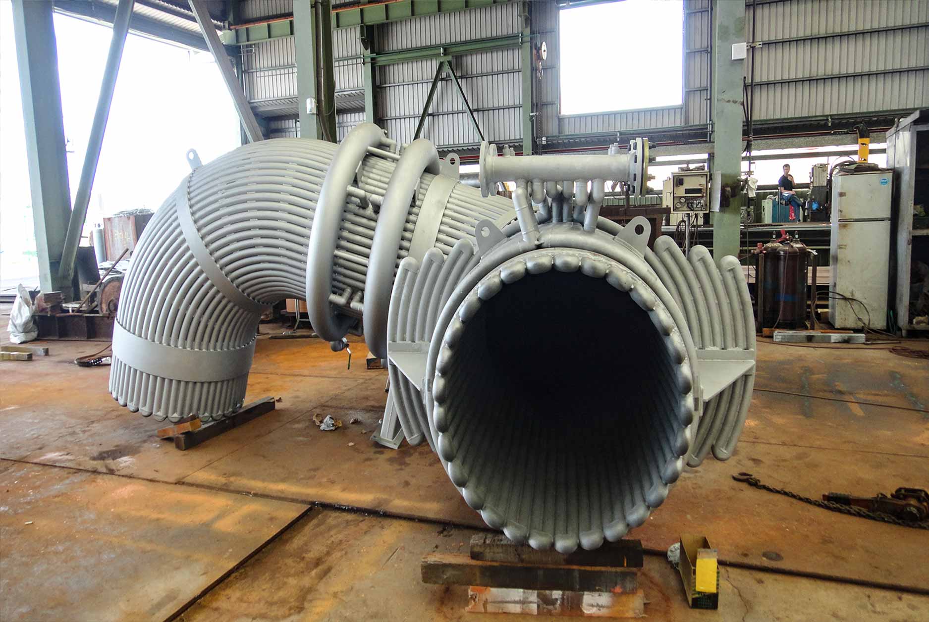 水冷集塵管製作及安裝