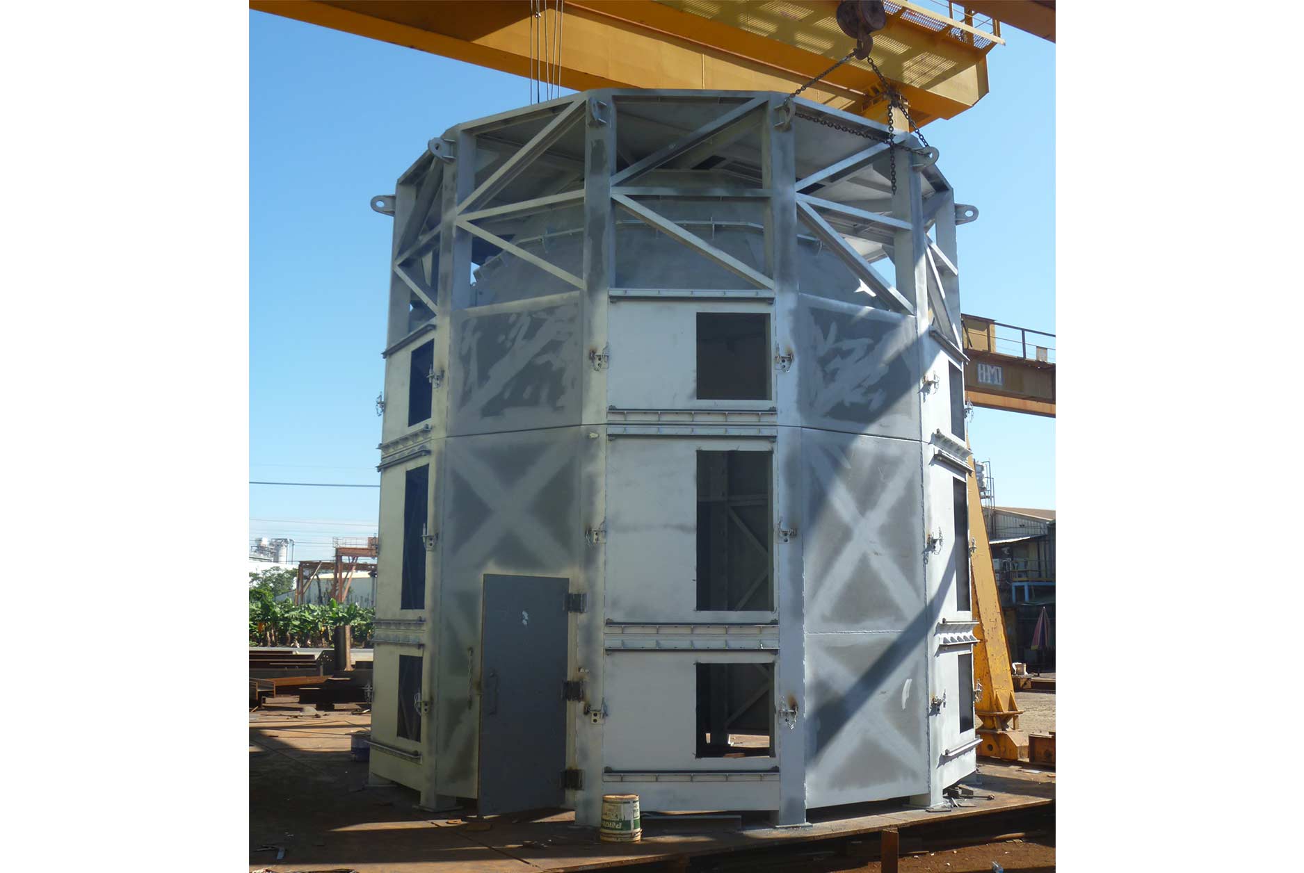 落地式集塵器製作假組立
